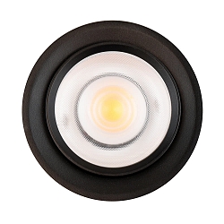 spot 9W DS round IP20, black matt dimmable