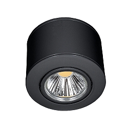 Spot 5068 ECO DOB rond IP40, zwart mat dimbaar