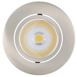 Downlight 5068 ECO FLAT TUN rond IP40, nikkel geborsteld 