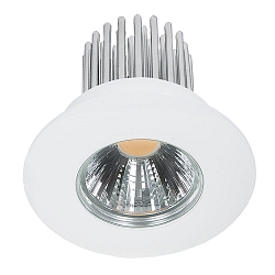 Recessed LED spot DOWNLIGHT A 5068 S IP44, COB, � 8cm, 12W 3000K 1000lm 38�, CRi>90, white