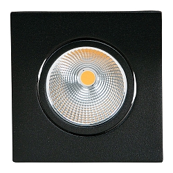 Downlight 5068Q ECO FLAT TUN hoekig IP40, zwart mat 