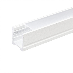 U-profiel 4OP, wit mat