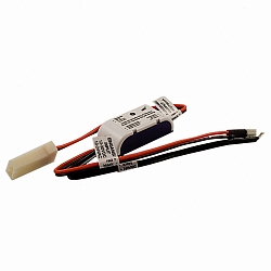 Spanningstransformator AC/DC, blauw, wit