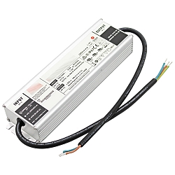 LED voedingsapparaat EL-240-24V IP67 met open kabel, spanningsconstante, schakelbaar, zilver