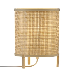 Tafelarmatuur TRINIDAD E27 IP20, bruin, wit 
