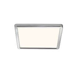 Plafondarmatuur OJA SQUARE 29 IP54 SCENE SELECT hoekig, CCT Switch, instelbaar IP54, chroom dimbaar