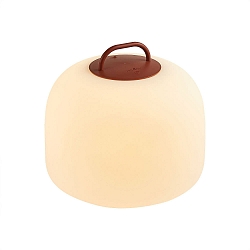 Acculamp KETTLE TO-GO 36 IP65, mat, rood, wit dimbaar
