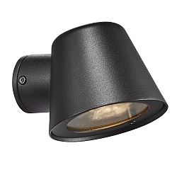 Wandarmatuur voor buitenshuis ALERIA GU10 IP44, zwart mat 