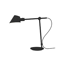 Tafelarmatuur STAY LONG E27 IP20, zwart, zwart mat 