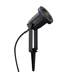 Armatuur met grondpen SPOTLIGHT GU10 IP54, helder, zwart 