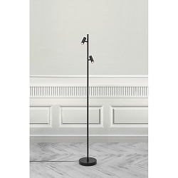 LED Floor lamp OMARI, 3,2W, 2700K, black