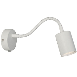 Wandarmatuur EXPLORE FLEX ARM met schakelaar, met stekker GU10 IP20, verkeerswit 