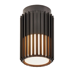 outdoor ceiling luminaire ALUDRA E27 IP54, seaside black dimmable