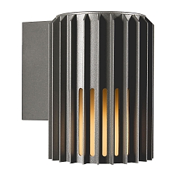 outdoor wall luminaire ALUDRA E27 IP54, seaside anthracite dimmable