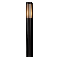 bollard lamp ALUDRA 95 E27 IP44, seaside black dimmable