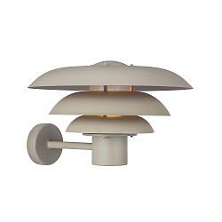 outdoor wall luminaire KURNOS 35 E27 IP54, sand coloured 