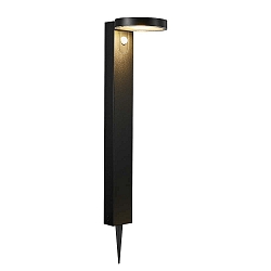 LED Floor lamp RICA ROUND Solar luminaire, 5W, 3000K, IP44, black