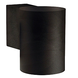 Wandarmatuur voor buitenshuis TIN MAXI down GU10 IP54, zwart dimbaar