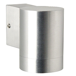 Wandarmatuur voor buitenshuis TIN MAXI down GU10 IP54, aluminium dimbaar