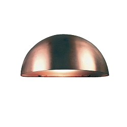 Wandarmatuur SCORPIUS E14 IP23, koper, gesatineerd 