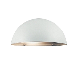 Wandarmatuur SCORPIUS MAXI E27 IP23, gesatineerd, wit 