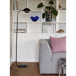 floor lamp FREYA E14 IP20, black matt 