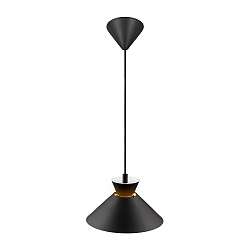 Pendelarmatuur DIAL 25 E27 IP20, zwart 