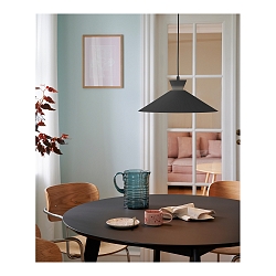 Pendelarmatuur DIAL 45 E27 IP20, zwart 