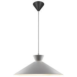 Pendelarmatuur DIAL 45 E27 IP20, grijs 