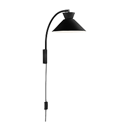 wall luminaire DIAL E27 IP20, black 