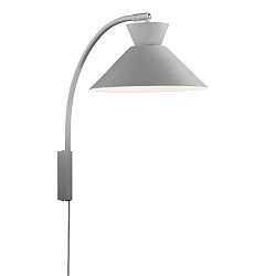 Wandarmatuur DIAL E27 IP20, grijs 