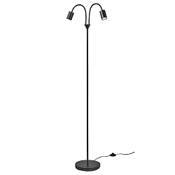 floor lamp EXPLORE DOUBLE GU10, black 