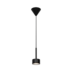 Pendelarmatuur CLYDE IP20, zwart mat dimbaar
