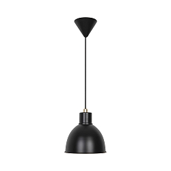 Pendelarmatuur POP E27 IP20, zwart mat dimbaar