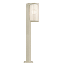 Staande armatuur voor buiten COUPAR met diffuser E27 IP54, mat, zand dimbaar