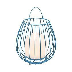Acculamp JIM TO-GO met Schakelaar, met USB-Aansluiting IP54, blauw dimbaar