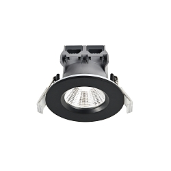 Downlight FREMONT set van 3 IP65, zwart dimbaar