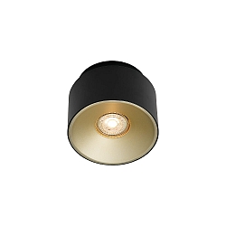 Opbouw armatuur TORONE GU10 IP20, zwart dimbaar