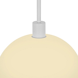 Pendelarmatuur ELLEN 30 E27 IP20, opaalwit, wit dimbaar