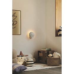 Wandarmatuur KONCHI E14 IP20, wit mat 