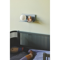 Wandarmatuur LILIBETH E14 IP20, blauw, mat 