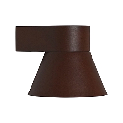 outdoor wall luminaire KYKLOP CONE GU10 IP54, mat, rust 