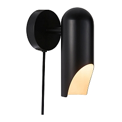 Wandarmatuur ROCHELLE GU10 IP20, zwart 
