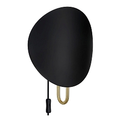 wall luminaire SPARGO E27 IP20, mat, brass, black 