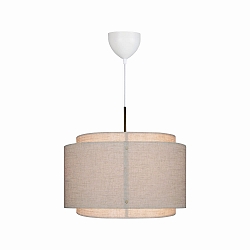 Pendelarmatuur TAKAI E27 IP20, beige dimbaar