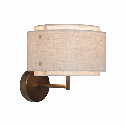 Wandarmatuur TAKAI E27 IP20, beige 