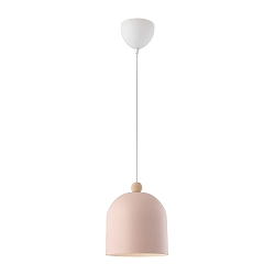 Pendelarmatuur GASTON E27 IP20, lichtroze dimbaar
