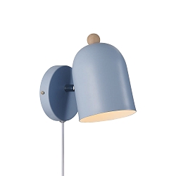 wall luminaire GASTON E27 IP20, blue 