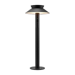 Zonnebolderverlichting JUSTINA met sensor IP44, zwart 