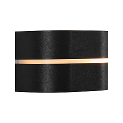 wall luminaire SIBELIS UP/DOWN E27 IP44, black dimmable